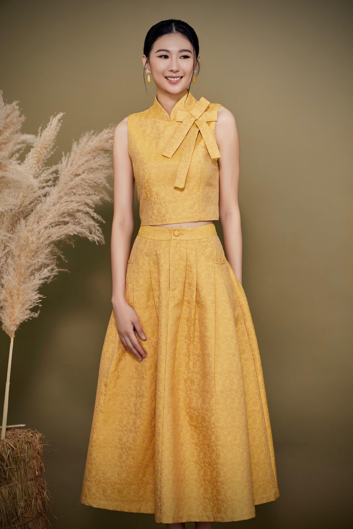 Ru Yi Orient A-line Skirt