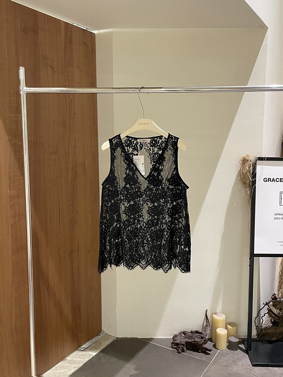 PREORDER - Yuka Lace Tank Top