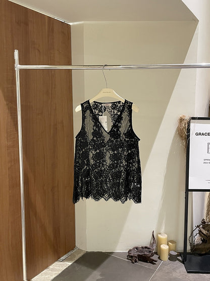 PREORDER - Yuka Lace Tank Top