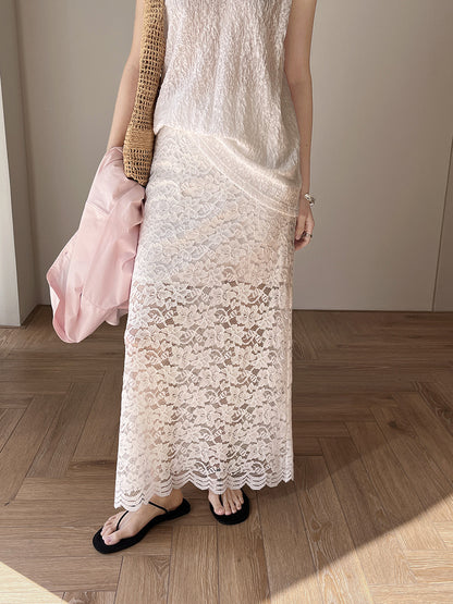 Laurine Lace Midaxi Skirt