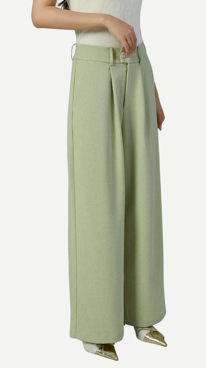 Ziri Linen Wide Legged Pants