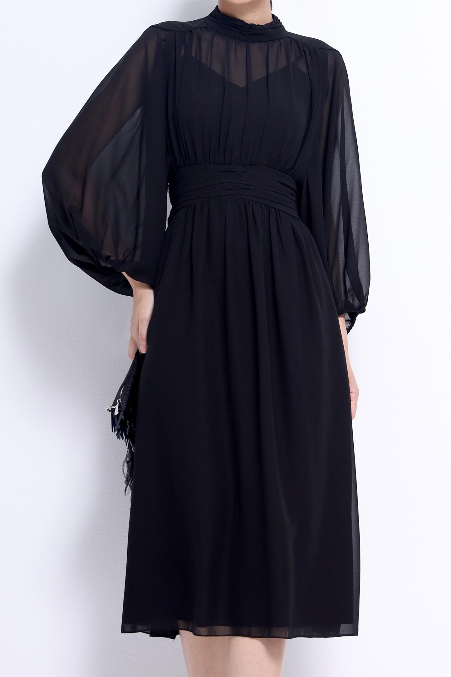 Chloe Lavalliere Chiffon Dress