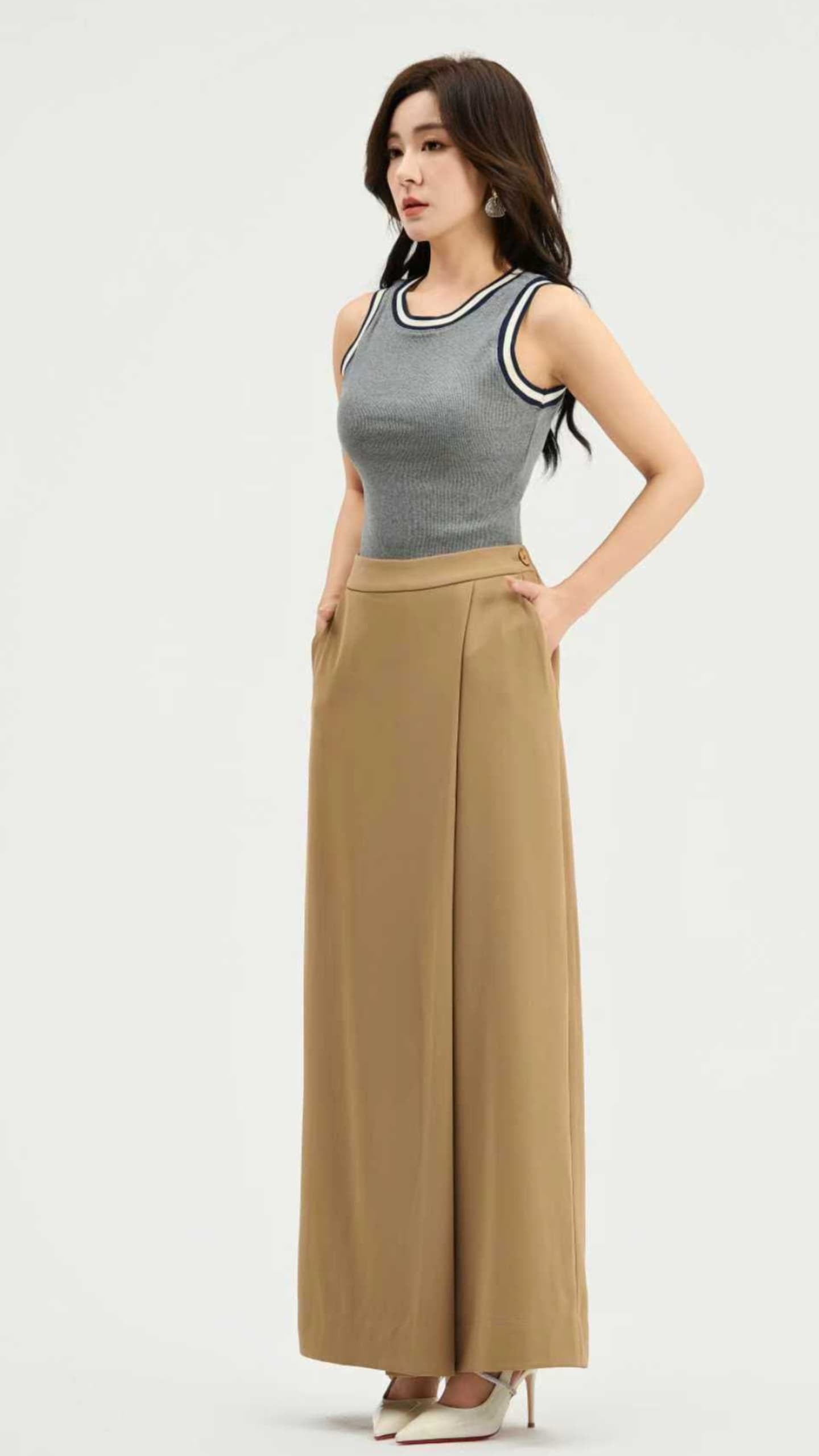 Ziri Ribbed Knit Singlet