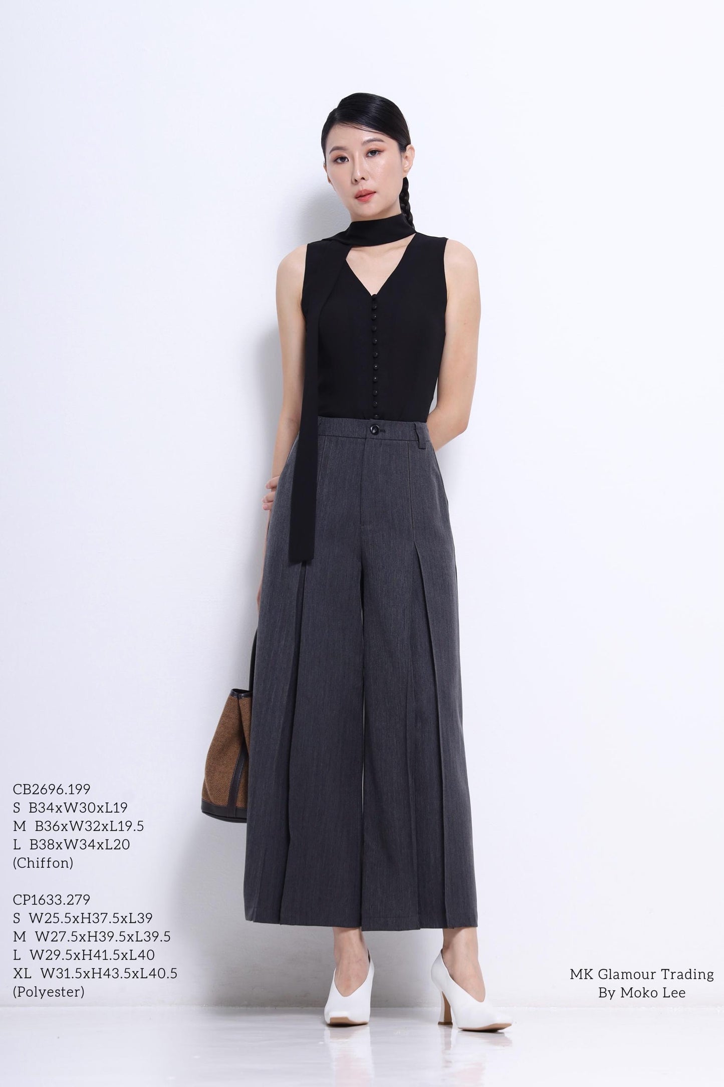 Becca V-Neck Chiffon Blouse