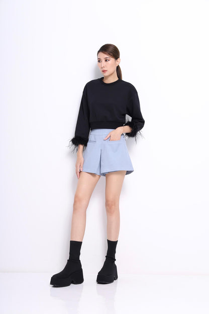 Regina Tailored Open Hem Shorts