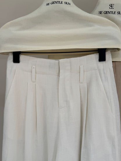 Hana Ramie Wide Legged Pants