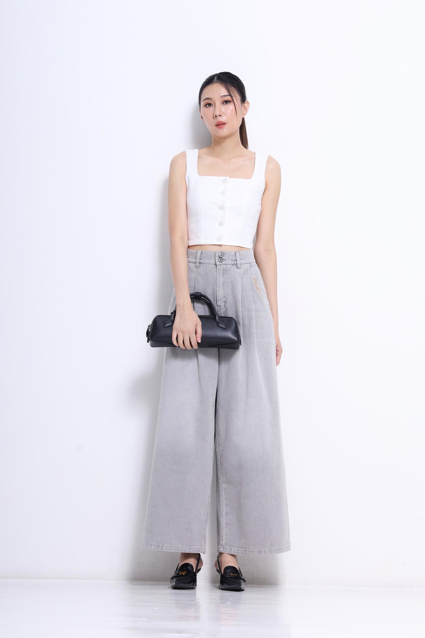 Jenn Wide Legged Denim Jeans
