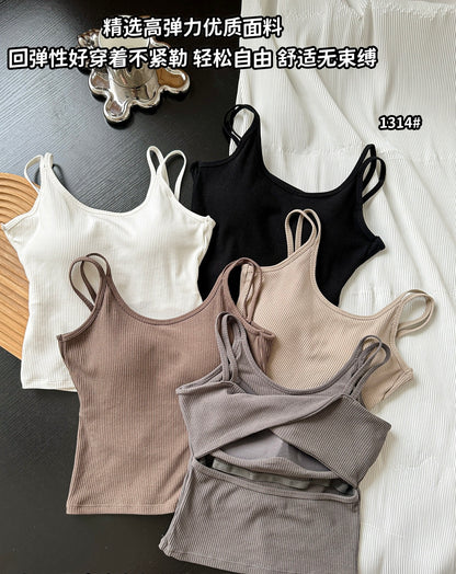 Rita Airy Spaghetti Top (Padded)