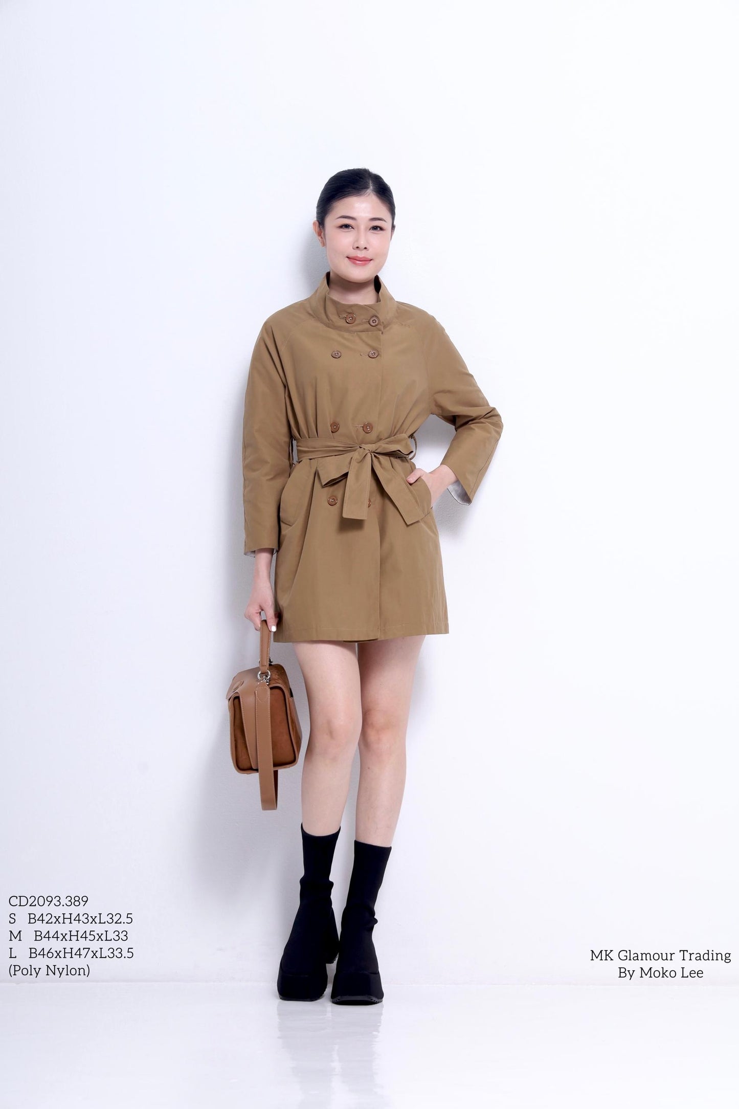 Sylvia Mid-Length Trench Jacket