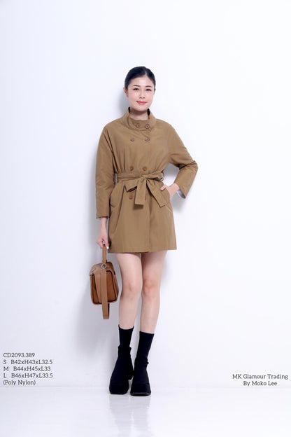Sylvia Mid-Length Trench Jacket
