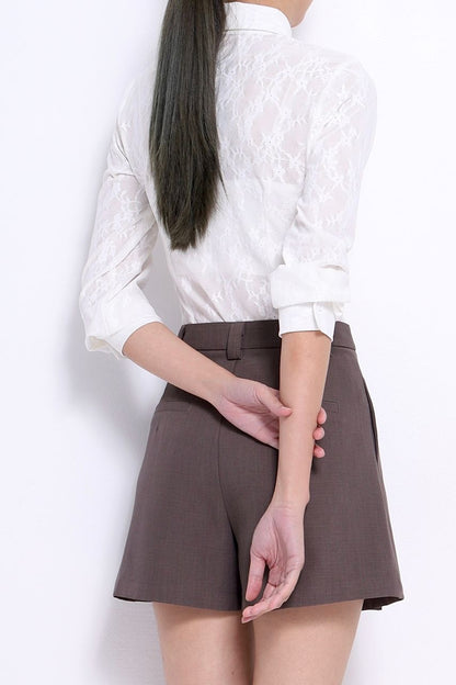 Kiera Lace Button Down Shirt