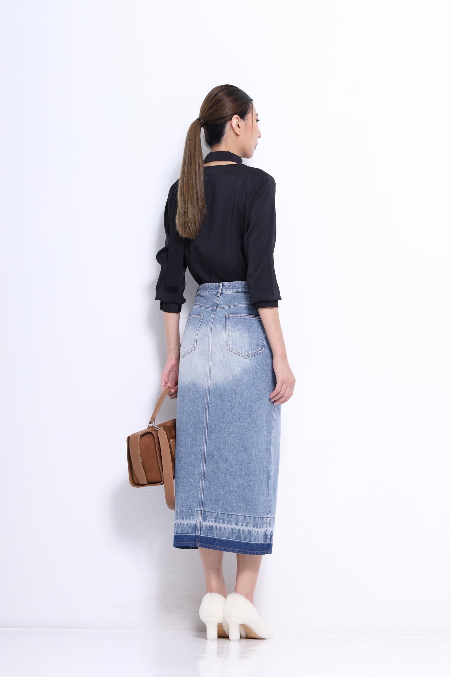 Marie V-Neck Chiffon Blouse