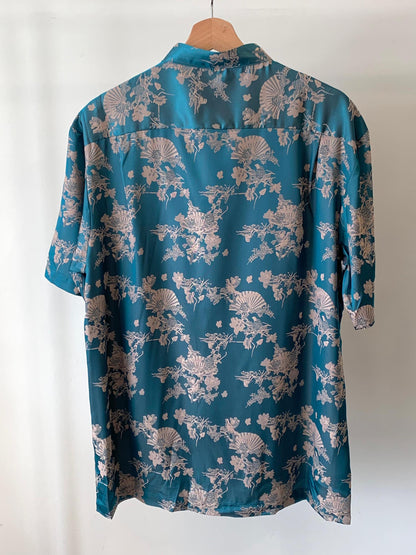 Qi Oriental Brocade Tang Shirt (Mens)