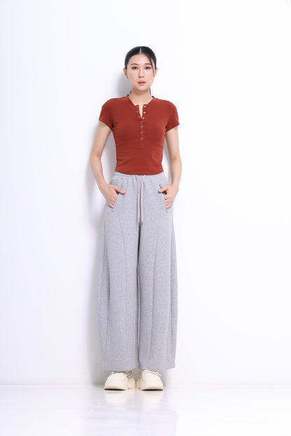 Charlie Button Down Fitted Tee
