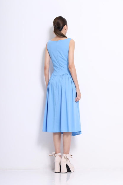 Rella Drop Waist A-line Dress