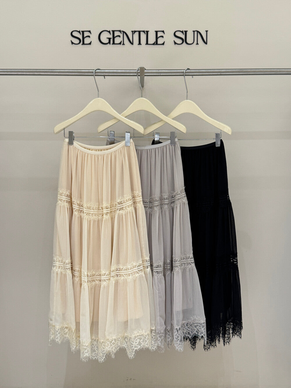 Luna Lace Layered A-line Skirt