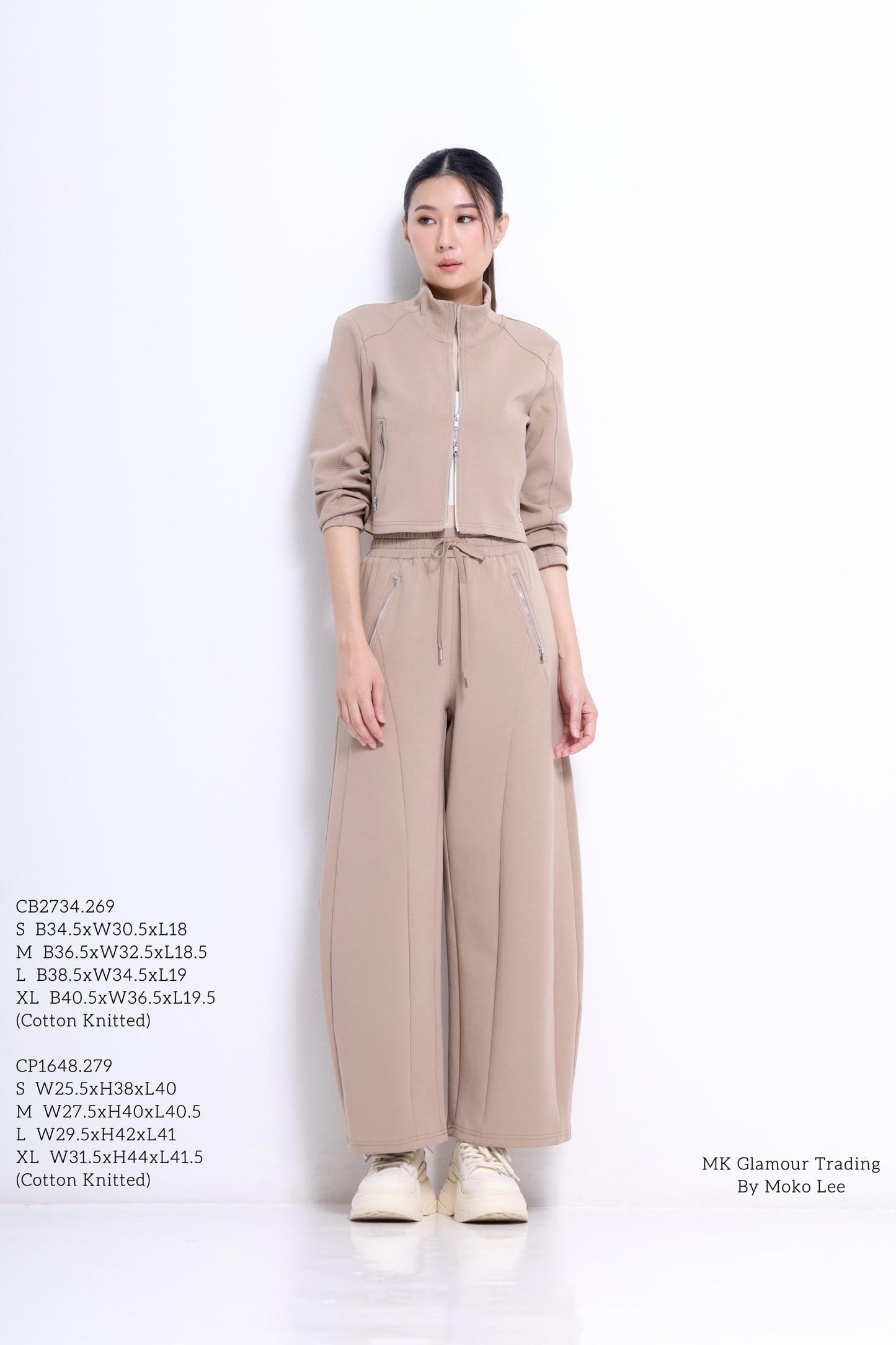 Zeya Barrel Track Pants