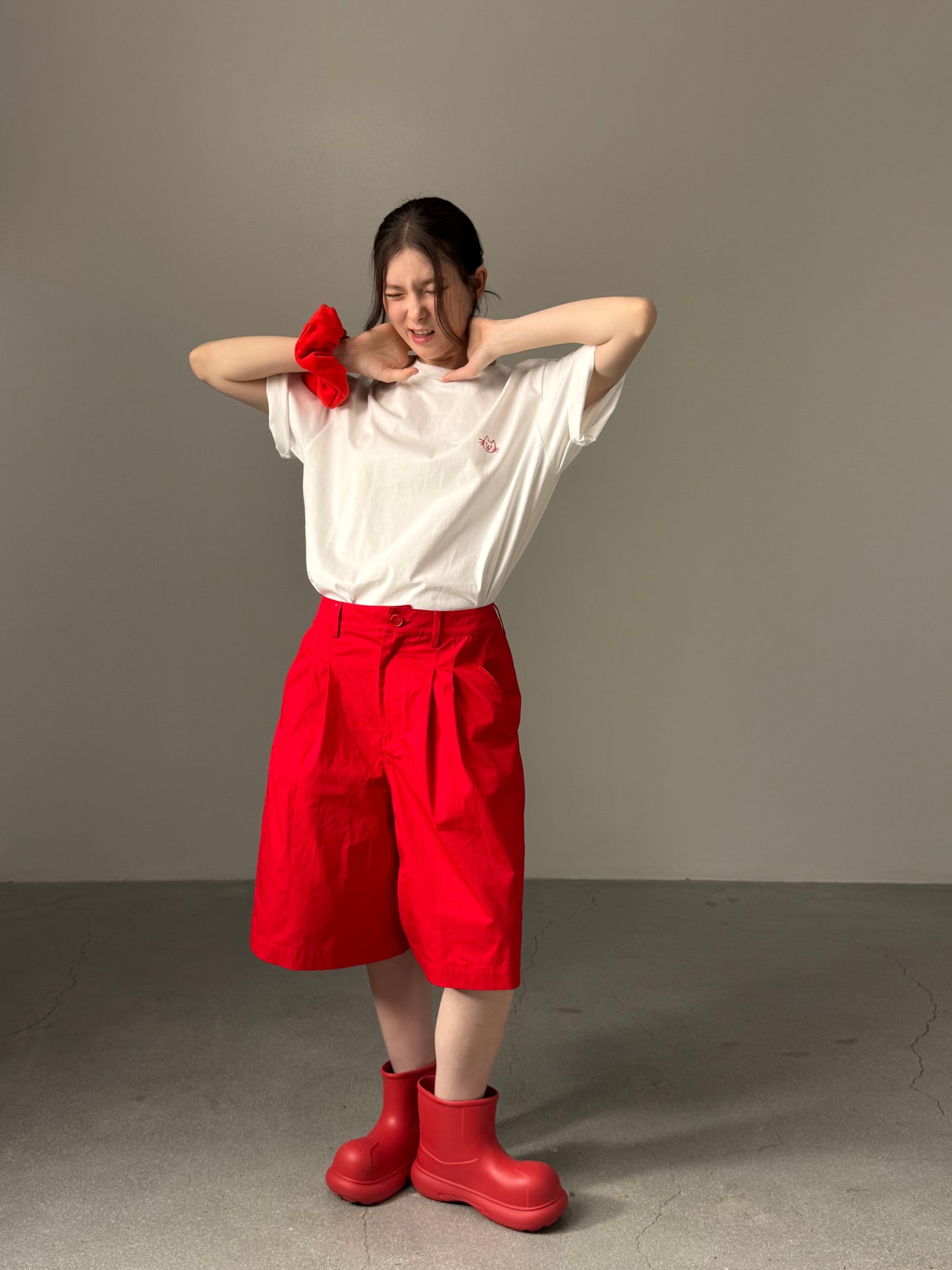 Kittie Print Oversized Tee