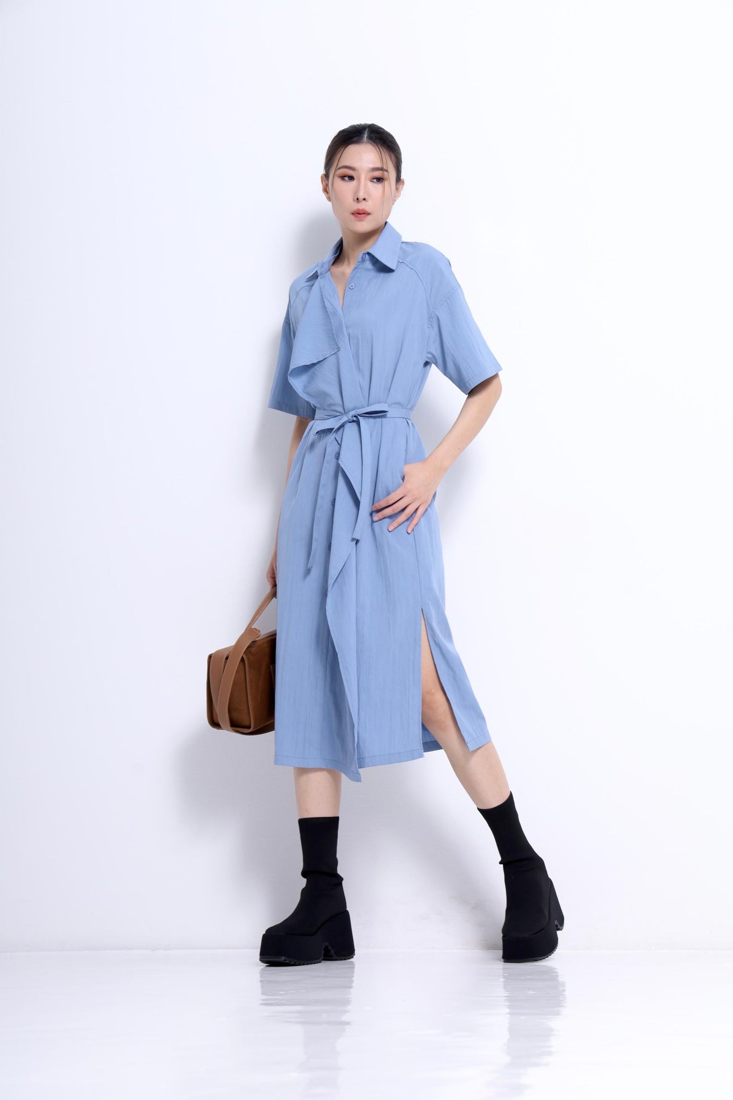 Jaime Oversized Trench Shirt Dress