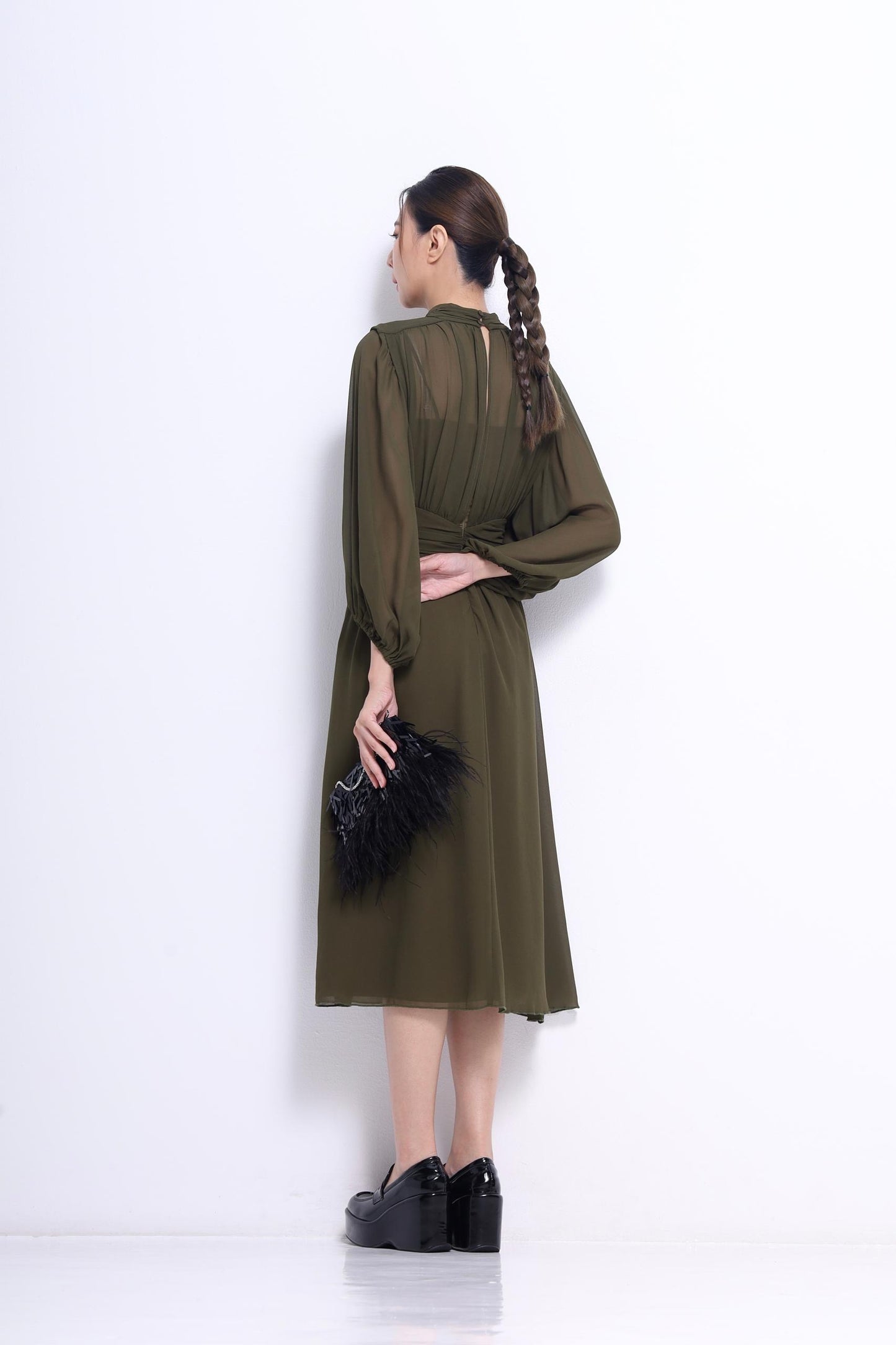 Chloe Lavalliere Chiffon Dress
