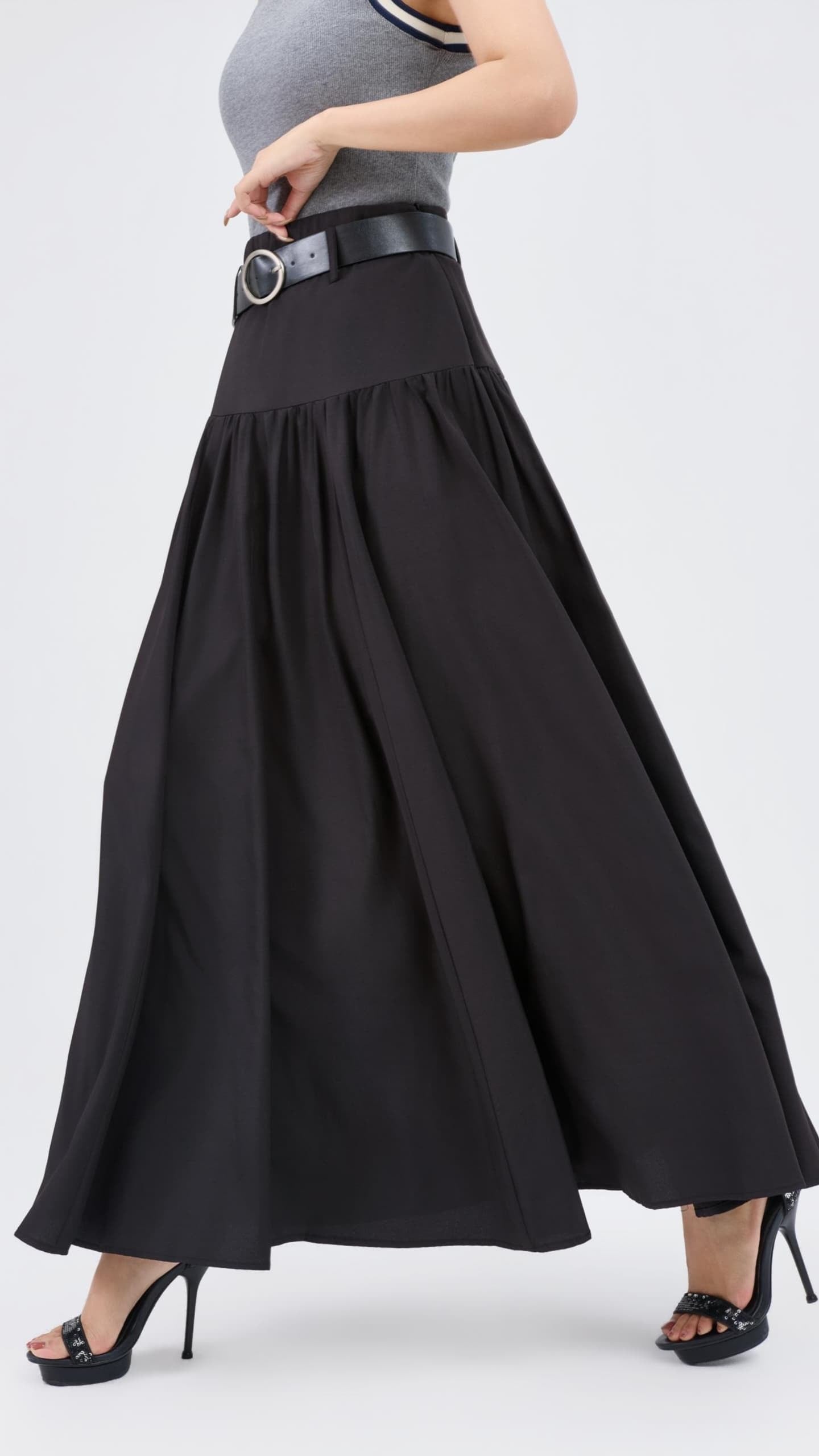 Ziri Tencel Maxi Skirt
