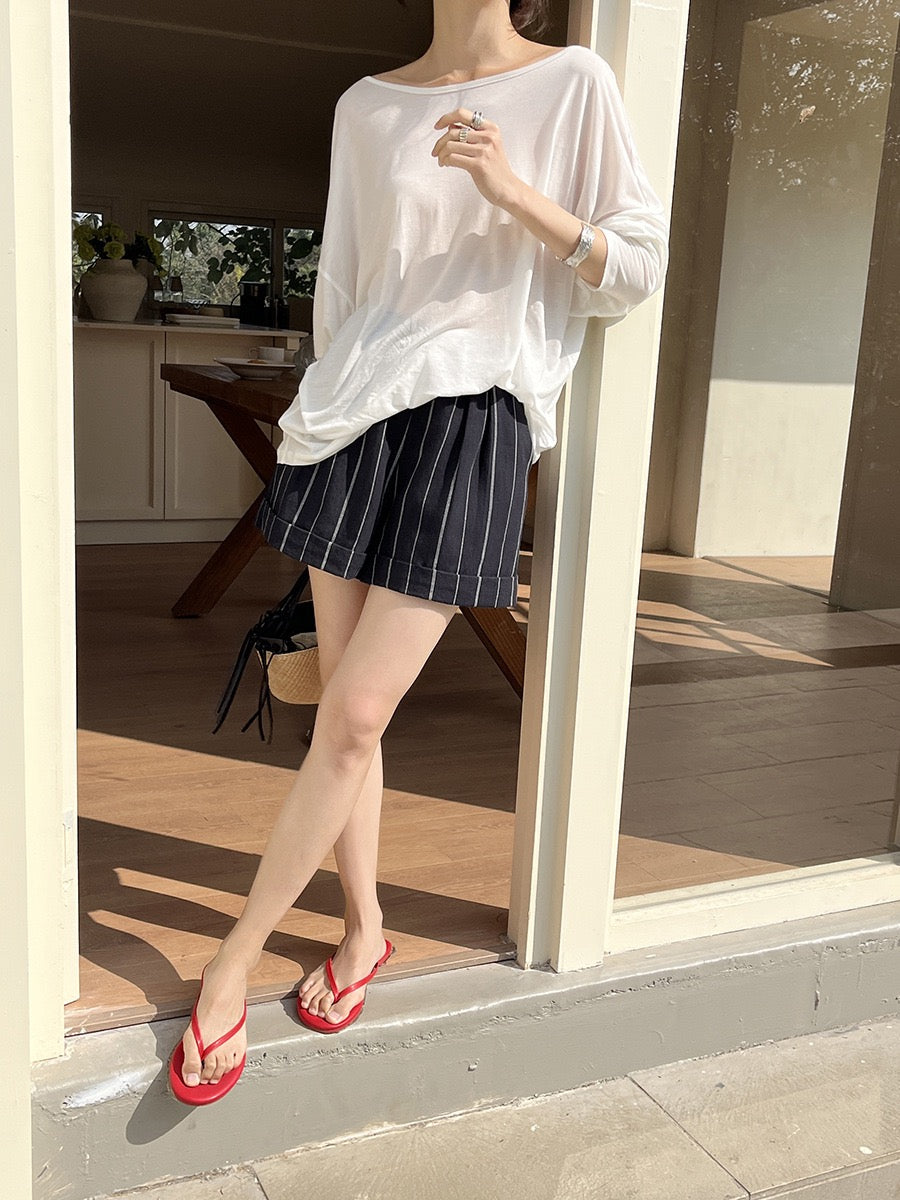 Yuri Linen Tailored Shorts