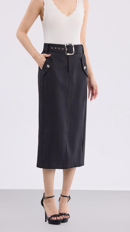 Aurelia Midi Pencil Skirt