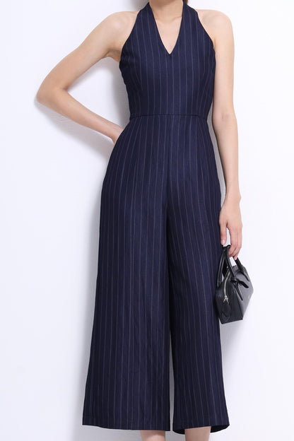 Vina V-Neck Jumpsuit