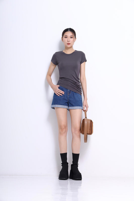 Mindy Washed Denim Aline Jeans