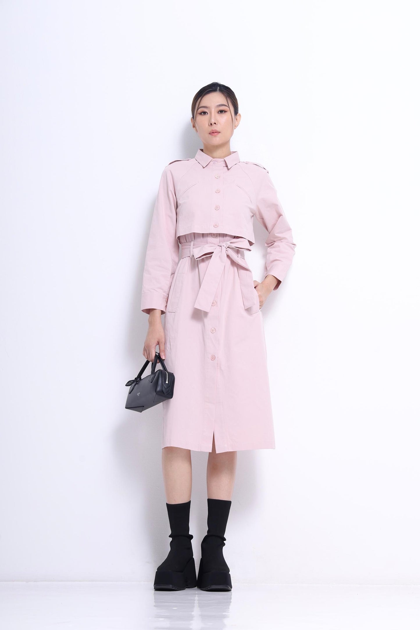 Amanda Trench Shirt Dress