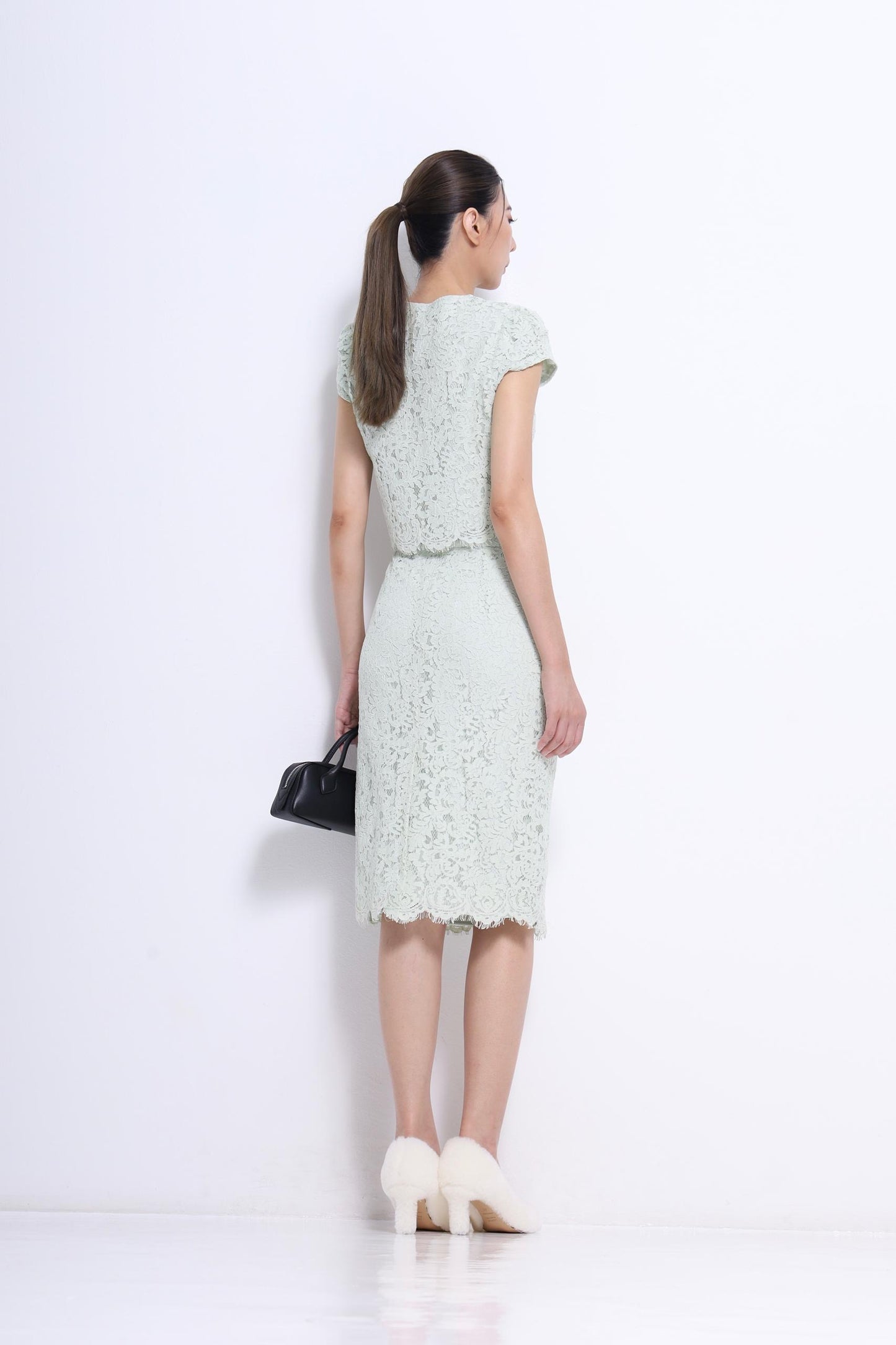 Stacey Cropped Lace Top