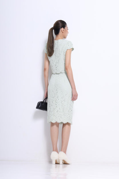 Stacey Cropped Lace Top