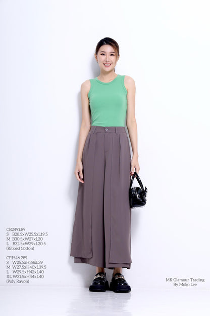 Blaire Asymmetrical Wide Leg Pants