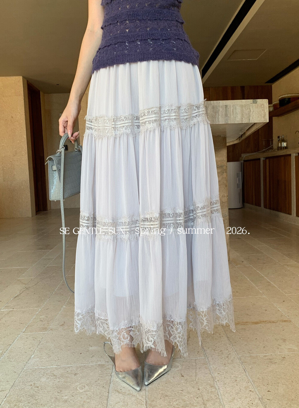 Luna Lace Layered A-line Skirt