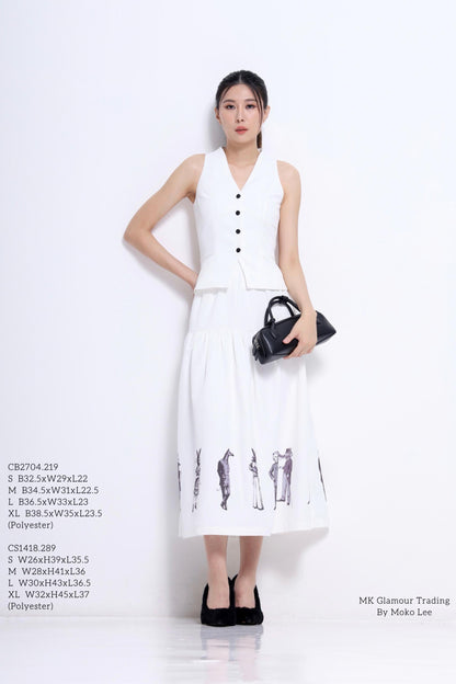 Alice V-Neck Tailored Vest