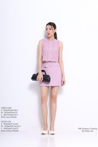 Lily Lace Scallop Top