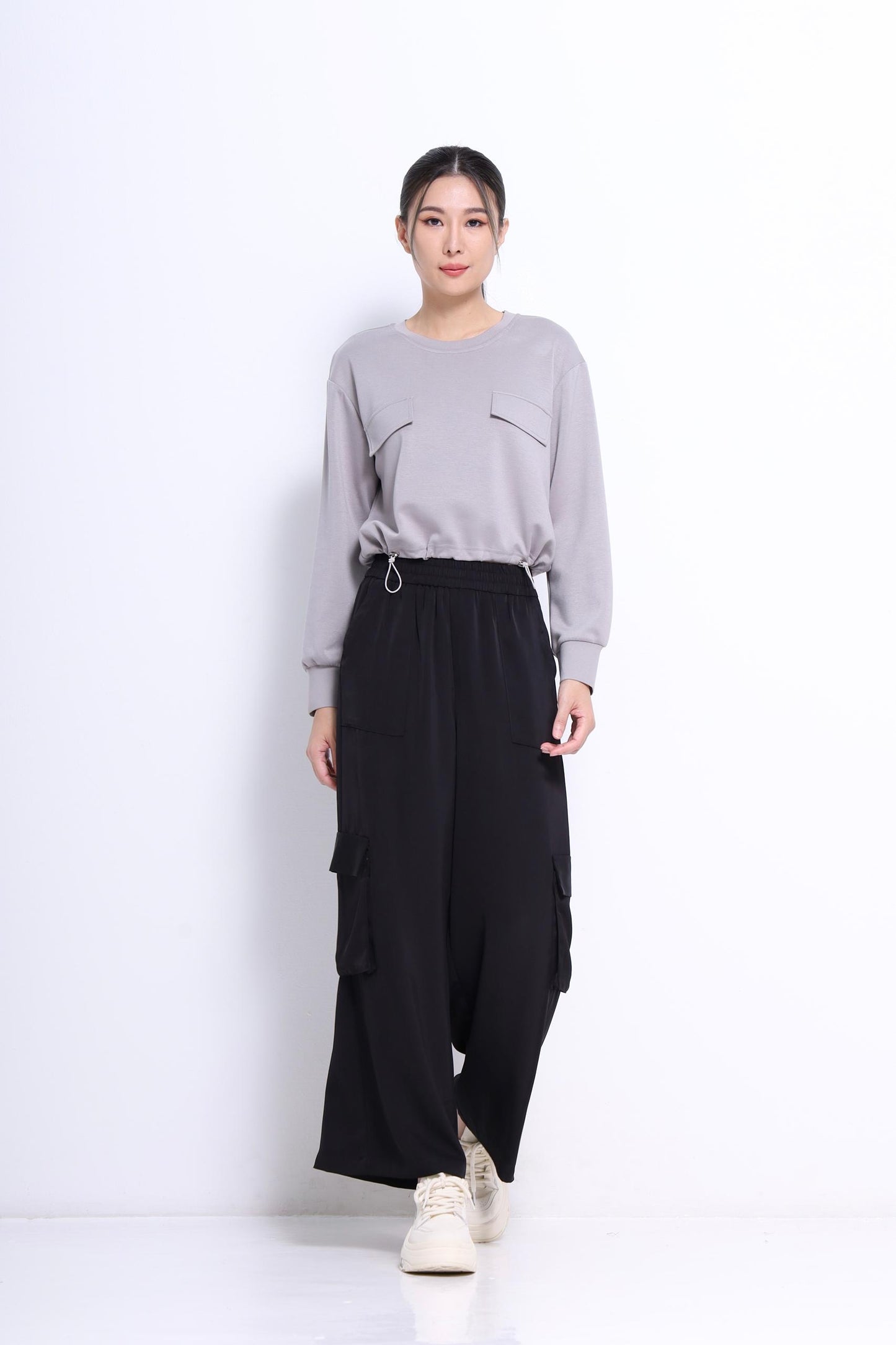 Misa Relaxed Drawstring Sweater