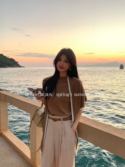 Hana 2-Piece Knit Blouse