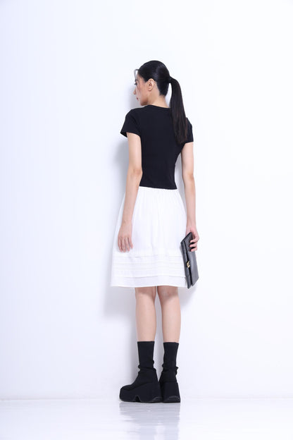 Ollie A-line Midi Skirt
