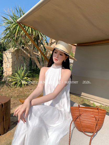 Kylie Summer Halter Dress