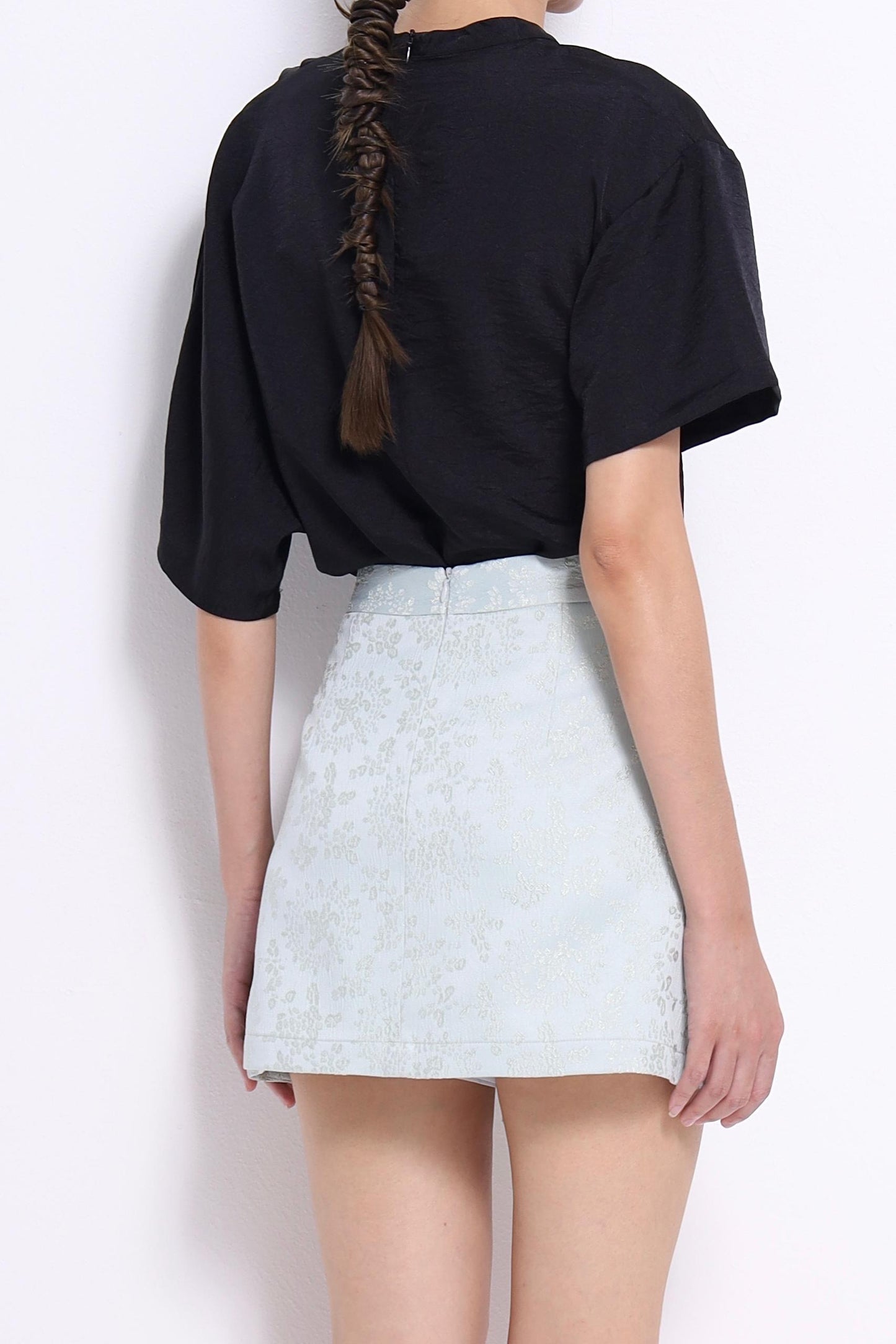 Nadya Asymmetrical Satin Top