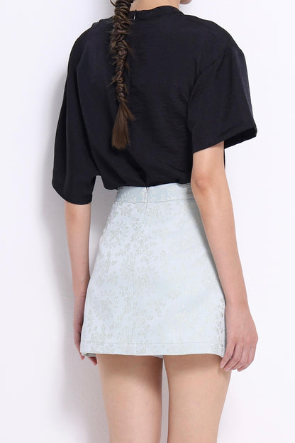 Nadya Asymmetrical Satin Top