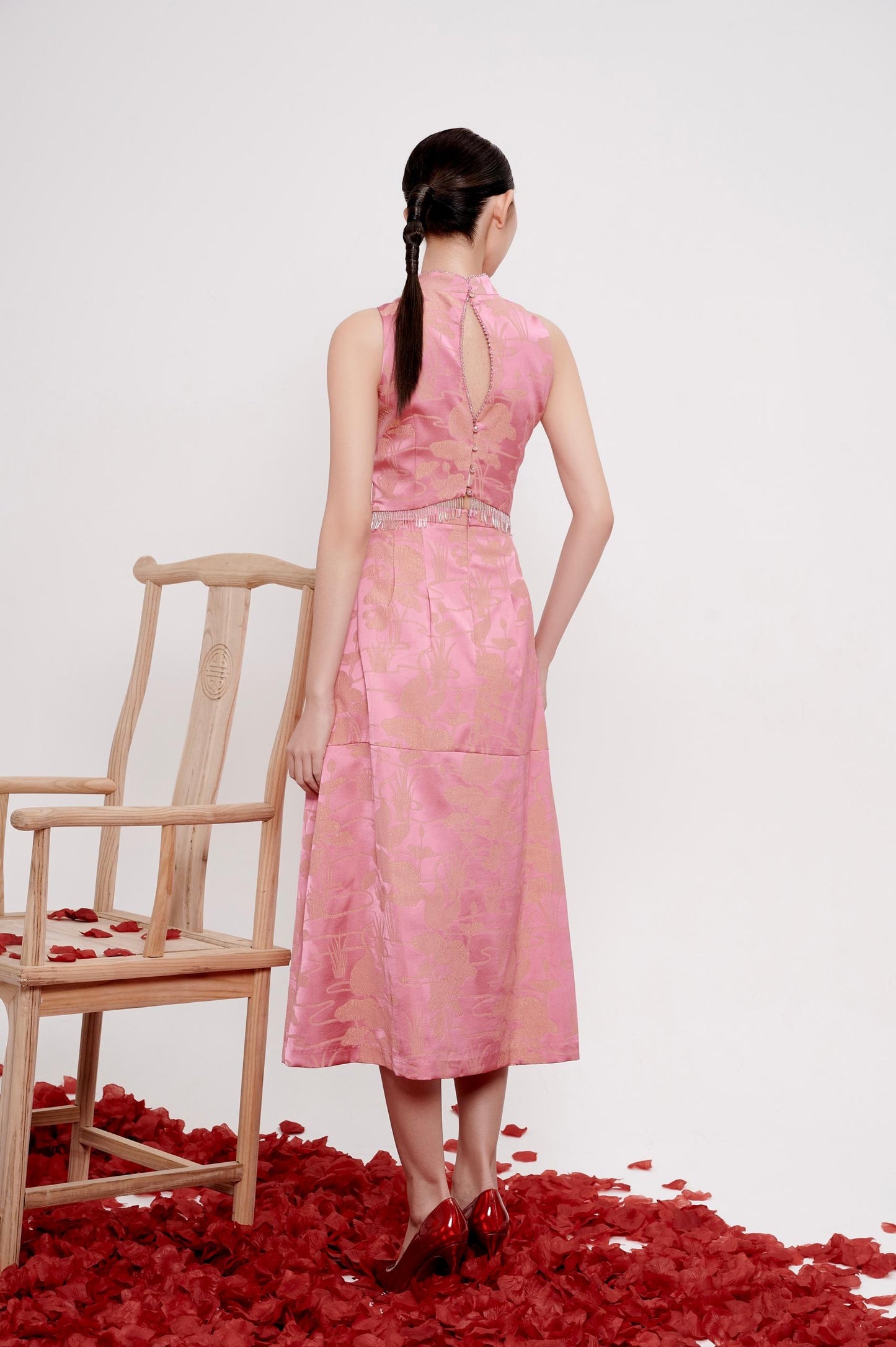 Zhen Orient Crystal Qipao Dress