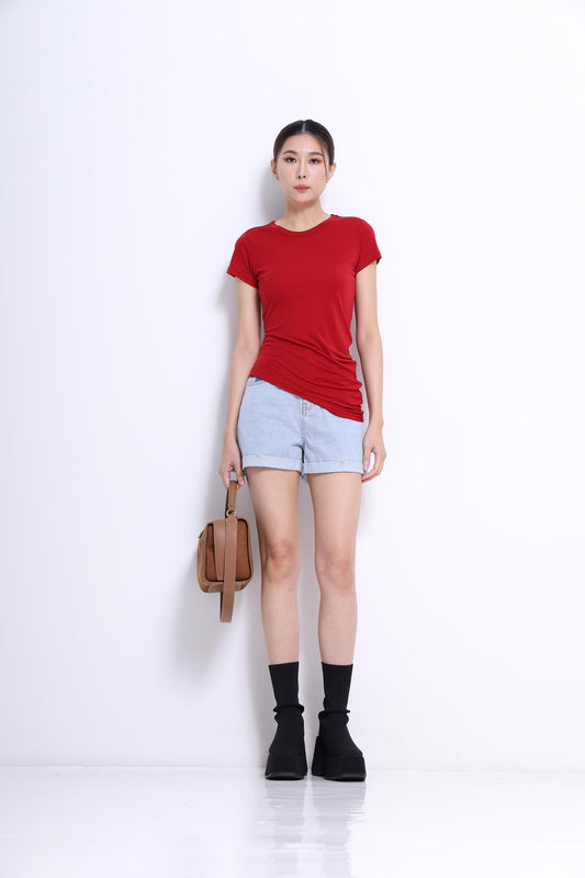 Tina Ultra Comfy Asymmetrical Tee