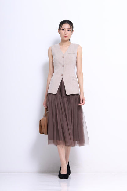 Ellina Flowy Tulle Skirt