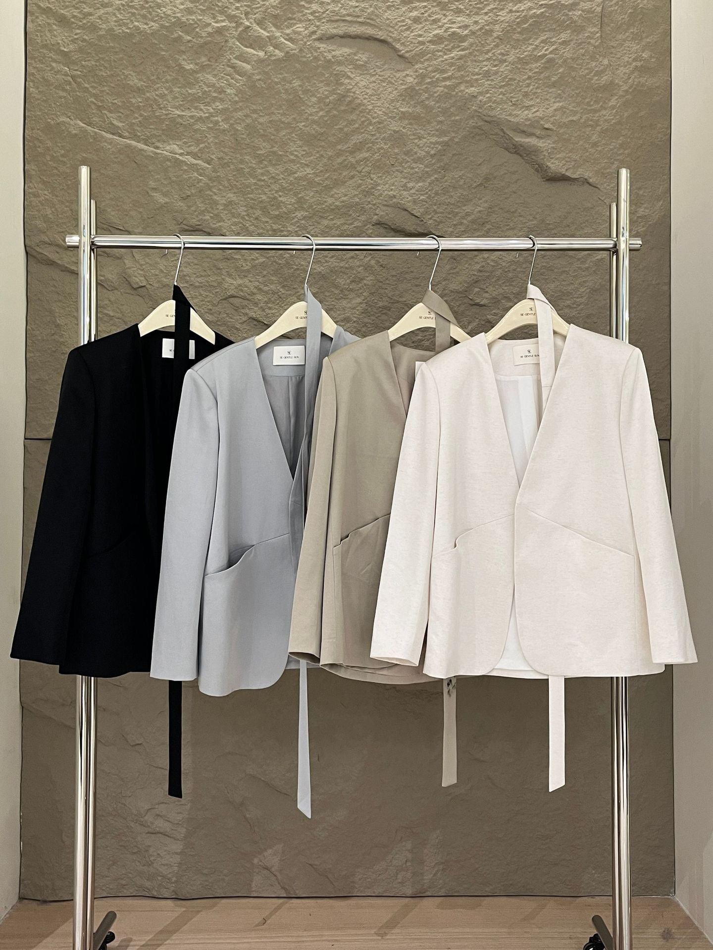 Zena Oversized Linen Blazer