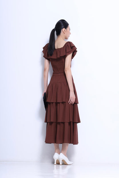 Mona Ruffle Layered Skirt