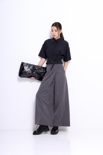 Zera Overlap Tailored Pants