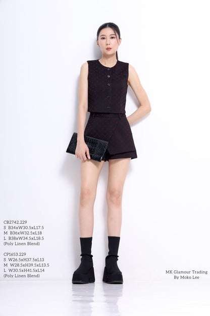 Sienna Overlap Tailored Shorts
