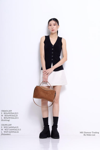Claira V-Neck Knit Vest